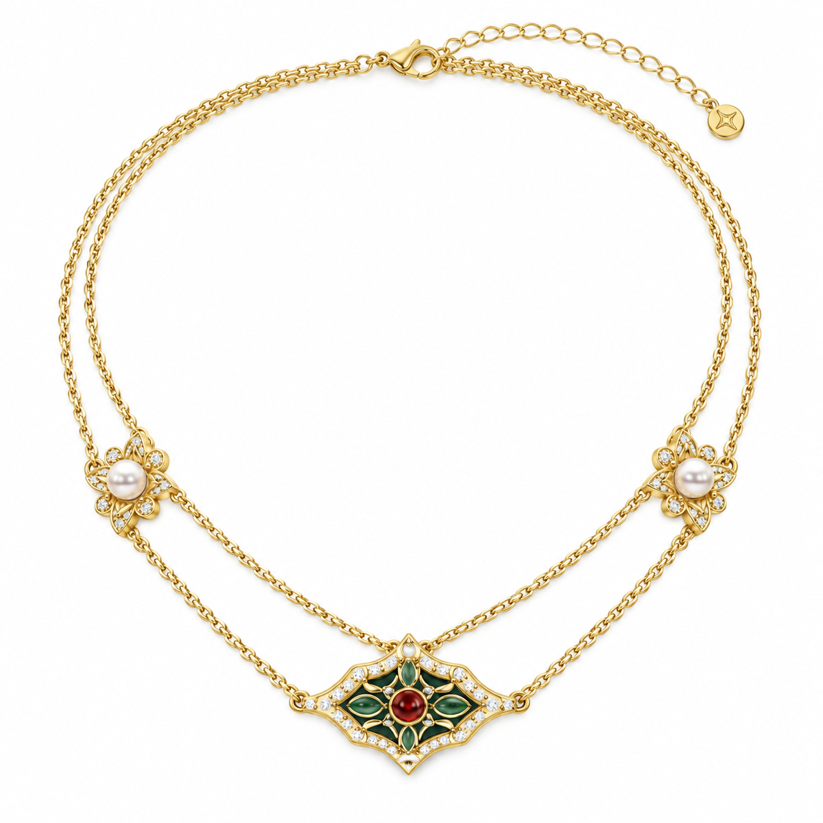 Gemcendra Éternelle Paris — Jardin Impérial Layered Necklace