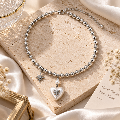 Gemcendra Celestia Heart Charm Necklace